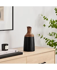Danya B Milo Kande Carafe Modern Two Tone Tabletop Vase