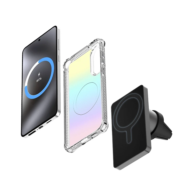 ITSkins Hybrid_R Vapor MagSafe Case for Samsung Galaxy S25 Edge