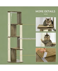 Zeus & Ruta Large Multilevel Corner Cat Tower