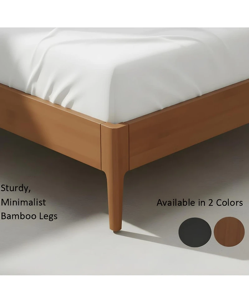 Streamdale Furniture Solid Bamboo Spindle Bohemian Mid-Century Modern