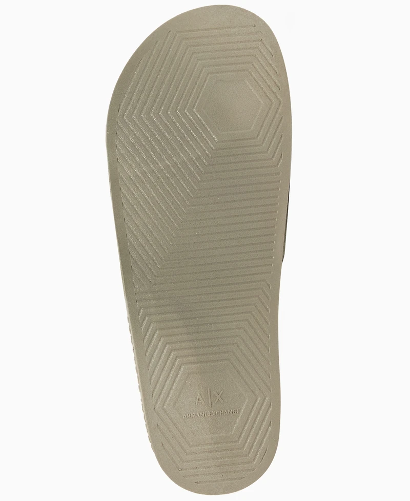 A|X Armani Exchange Men's Mykonos Slide Sandals