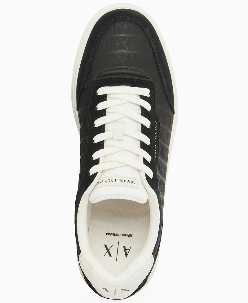 A|X Armani Exchange Men's London Embossed Sneakers
