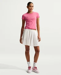 Nike Sportswear Women's Chill Knit Slim Short-Sleeved Cropped T-Shirt