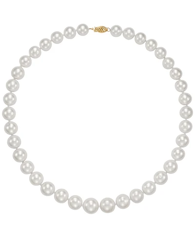 Macy's Graduated Freshwater Pearl Necklace in 14k Yellow Gold