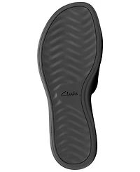 Clarks Women's Drift Floral Slip-On Wedge Sandals