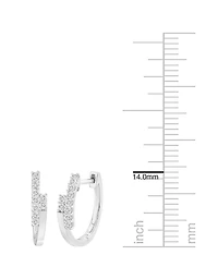 Macy's Diamond (1/6 ct. t.w.) Earrings in Sterling Silver