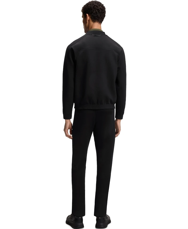 Boss x Porsche Men's Embossed Artwork Zip-Up Sweatshirt