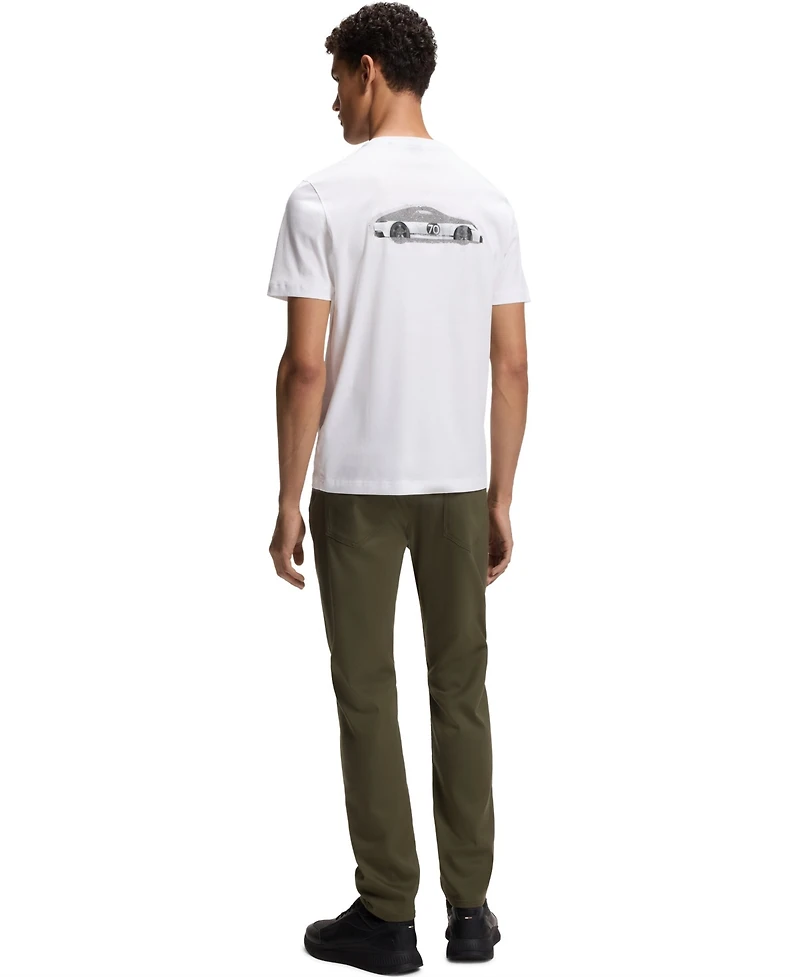 Boss x Porsche Men's Mercerized-Cotton T-Shirt