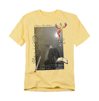 Harry Potter Men's Dumbledore Quote And Fawkes T Shirt