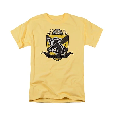 Harry Potter Men's Hufflepuff Quidditch Crest T Shirt