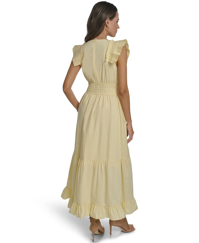 Vince Camuto Women's V-Neck Midi Dress