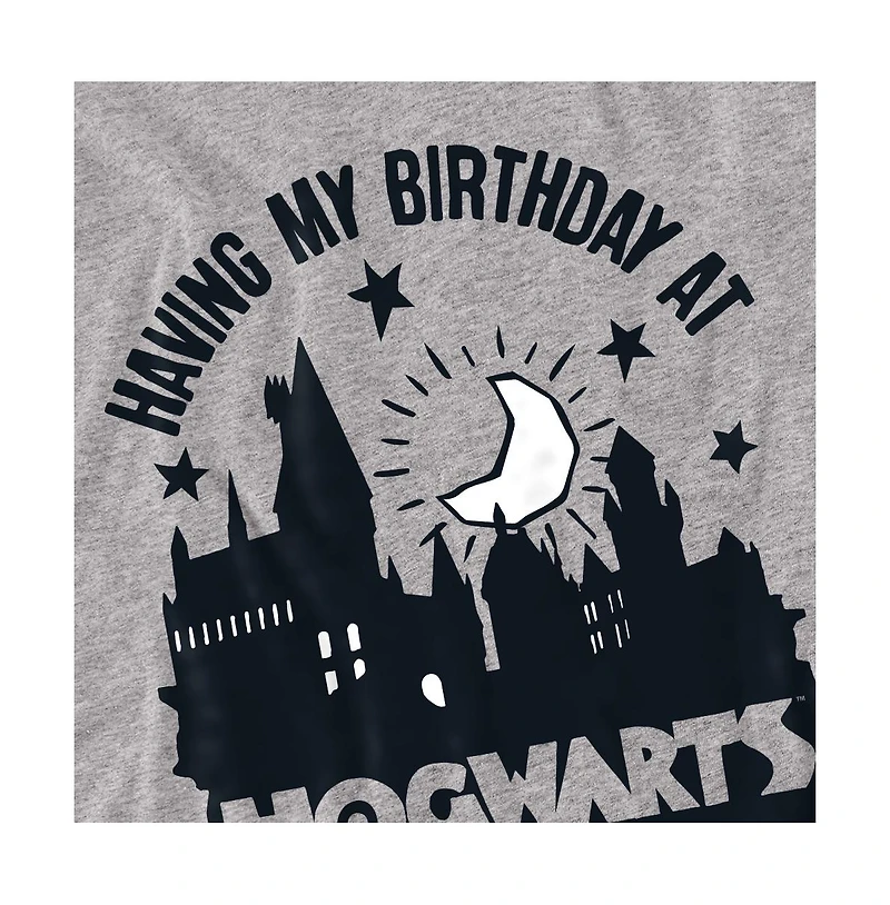 Harry Potter Big & Tall Birthday At Hogwarts T Shirt