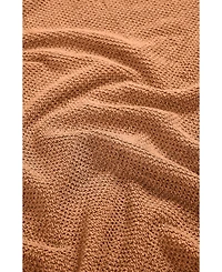 Linery & Co. 100% Cotton Textured 2-Piece Oversized Bath Sheet Set, 35” x 68”