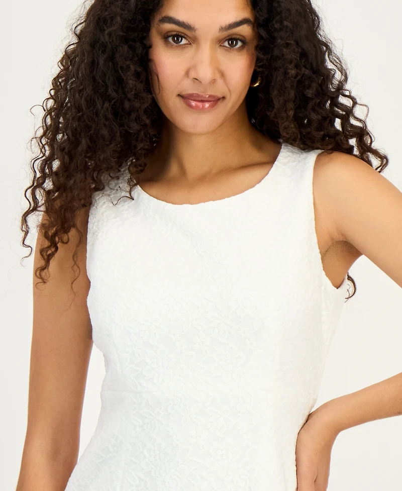 Kasper Women's Sleeveless Lace Sheath Dress, Regular & Petite