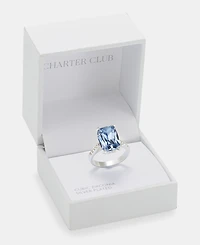 Charter Club Pave & Color Crystal Statement Ring, Macy's Exclusive