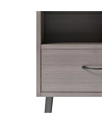 Streamdale Furniture Modern Nightstand Set with Storage Drawers & Shelves