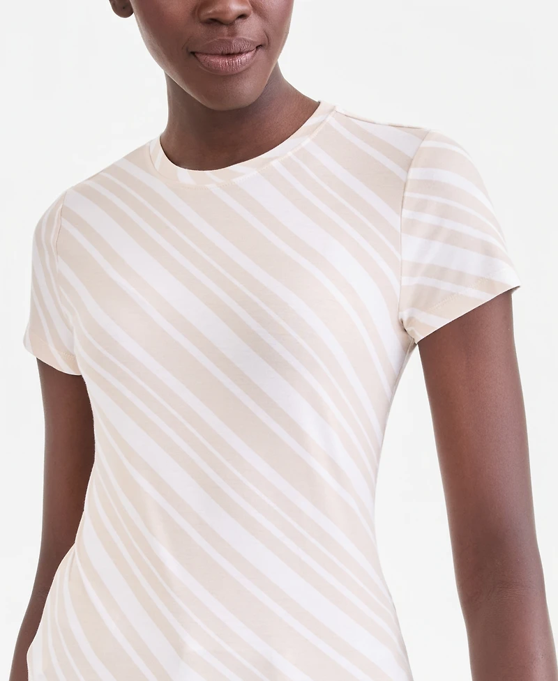 I.n.c. International Concepts Women's Short-Sleeve Printed Crewneck T-Shirt, Macy's Exclusive