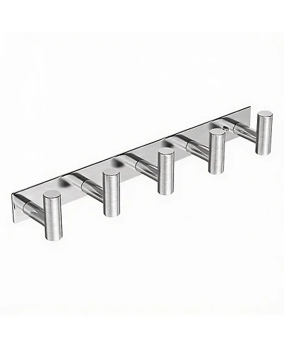 Yigii 5-Prong Stainless Steel Wall Hook for Hats, Bags, Coats