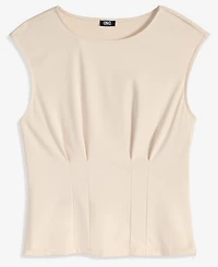I.n.c. International Concepts Women's Cap Sleeve Ponte Knit Top, Macy's Exclusive