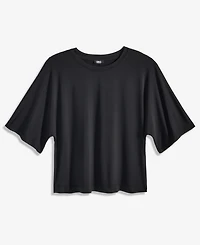 I.n.c. International Concepts Women's Elbow-Sleeve T-Shirt, Macy's Exclusive