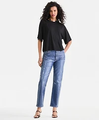 I.n.c. International Concepts Women's Elbow-Sleeve T-Shirt, Macy's Exclusive