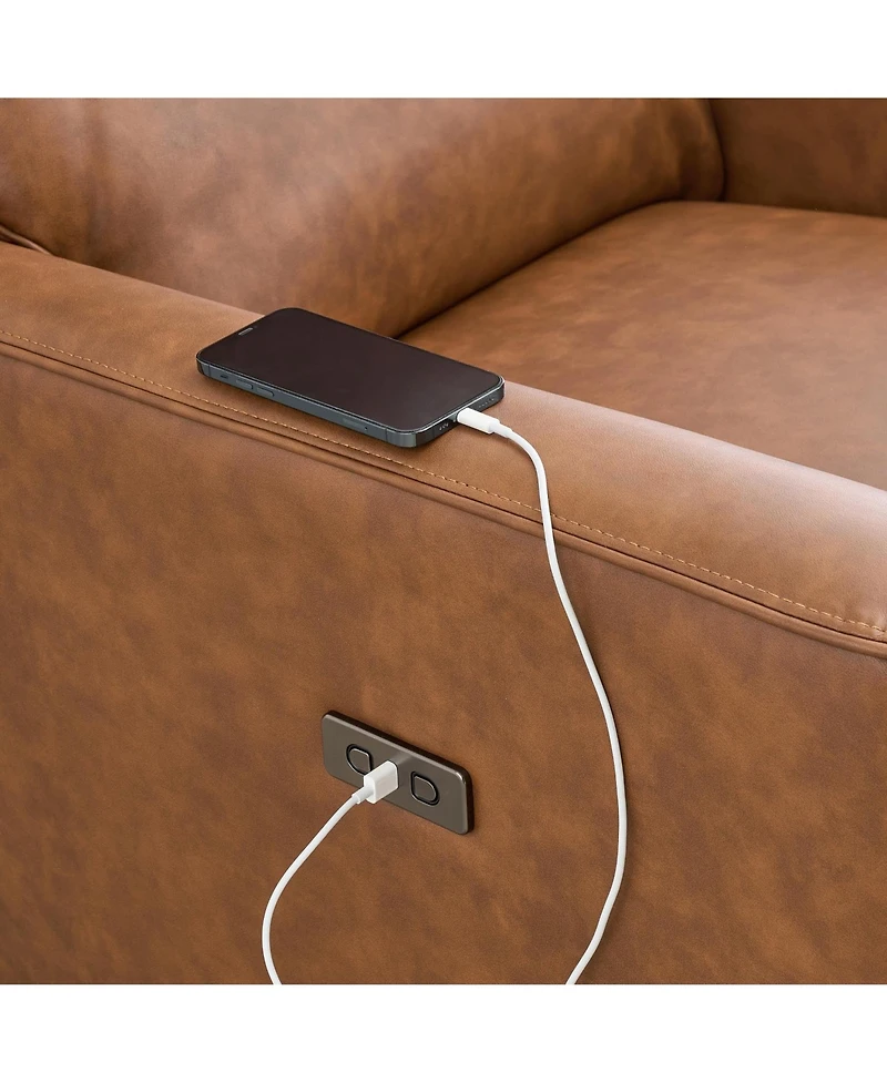 gaomon Power Recliner Chair Swivel Rocking Glider Pu Leather Upholstered Nursery