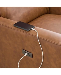 gaomon Power Recliner Chair Swivel Rocking Glider Pu Leather Upholstered Nursery