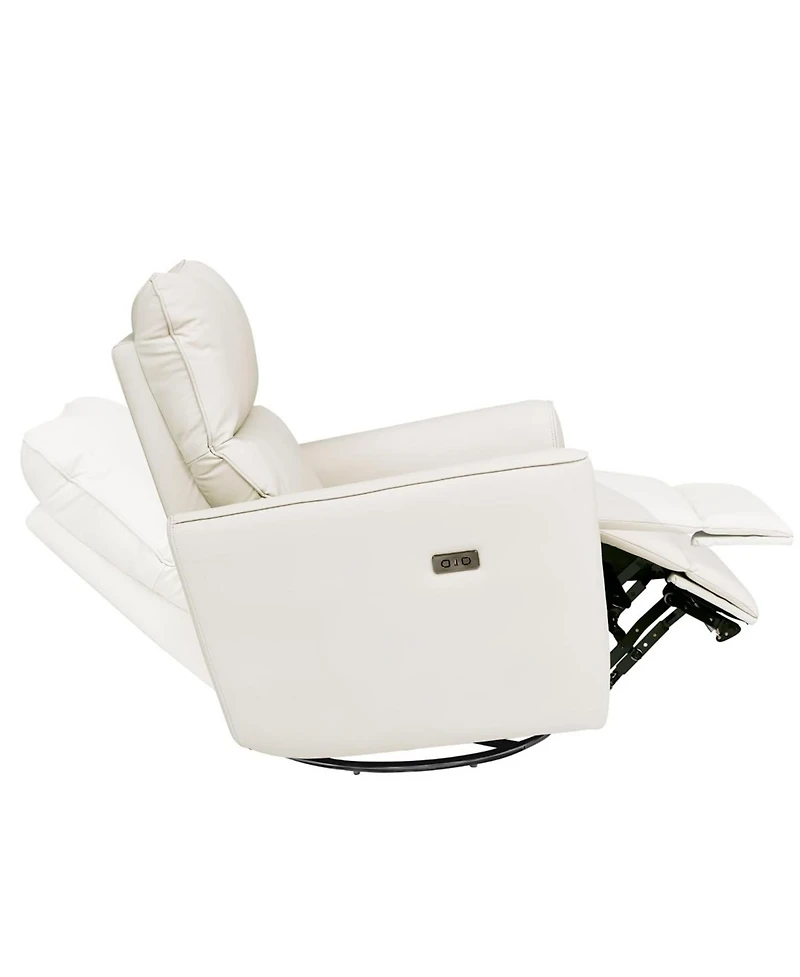 gaomon Power Recliner Chair Swivel Rocking Glider Pu Leather Upholstered Nursery