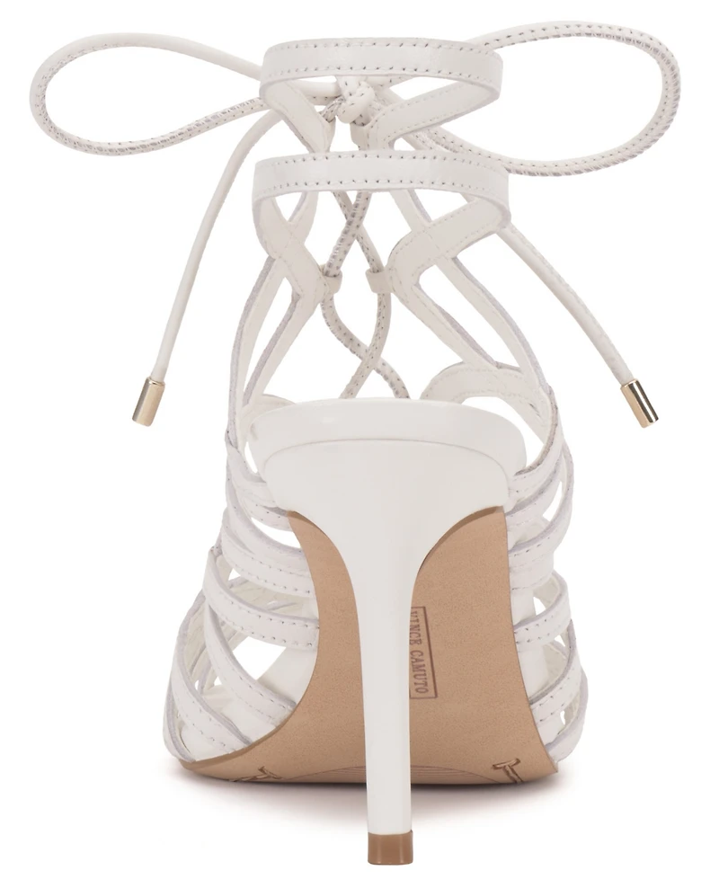 Vince Camuto Women's Tilly Lace-Up Caged Dress Sandals