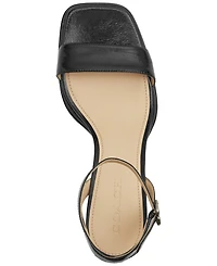 Coach Women's Tea Rose Square Toe Platform Sandals