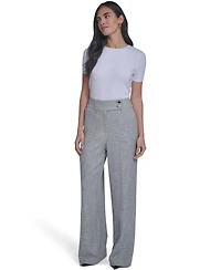 Calvin Klein Women's Novelty Wide-Leg Pants