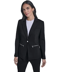 Calvin Klein Women's One-Button Jacket