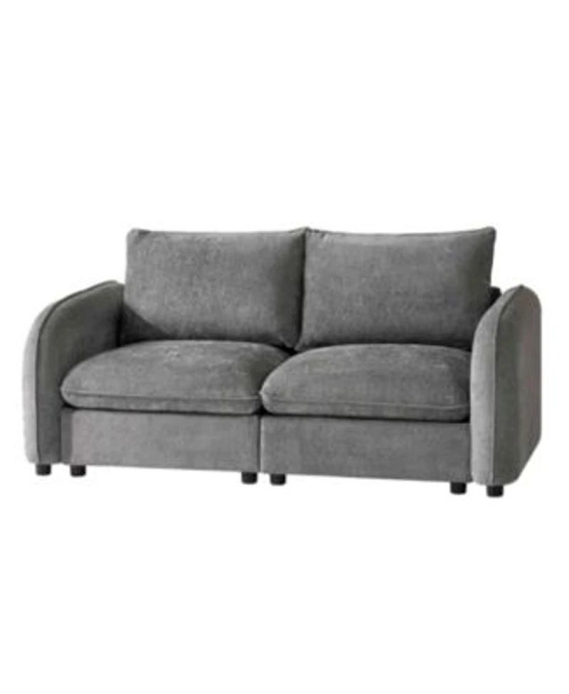 Hulala Home Terencio Modern Modular Storage Sectional Sofa with Hassle-free Assembly