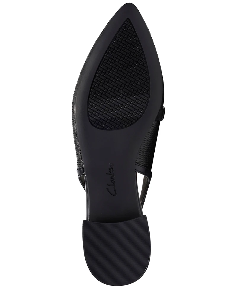 Clarks Women's Natalyn Sling Pointed Toe Dress Flats