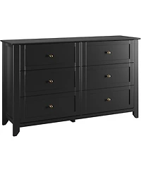 gaomon 6 Drawer Dresser for Bedroom, Modern Wood Storage Cabinet for Living Room or Entryway