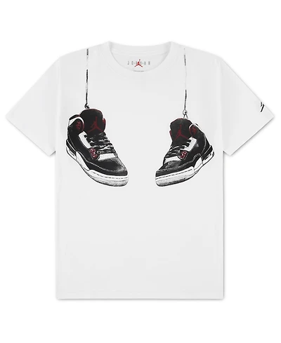 Jordan Boys' 8-20 Shoe Strings Crewneck T-Shirt