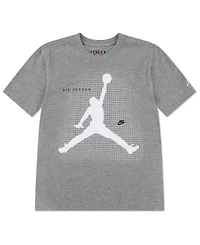 Jordan Boys' 8-20 Jumpman Grid Blur Crewneck T-Shirt