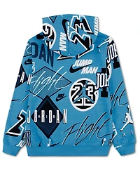 Jordan Boys' 8-20 Dynasty Printed Long-Sleeve Hoodie