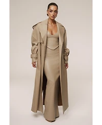 Jluxlabel Women's The Icon Pu Leather Coat