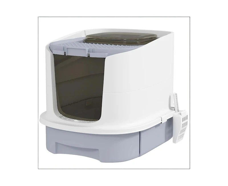 Zeus & Ruta Easy to Clean Litter Box Covered Cat Litter Box