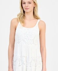 Robbie Bee Women's Sleeveless Tiered Midi Dress