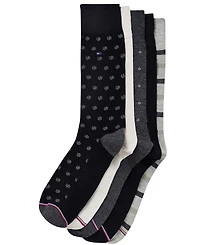 Tommy Hilfiger Men's Dress Crew Socks, 5-Pack