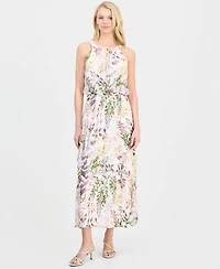 Robbie Bee Women's Halter Maxi Dress