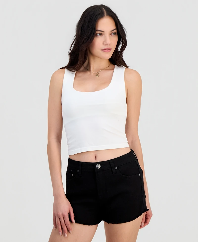 Madded Girl Juniors' Super High-Rise Cutoff Festival Shorts