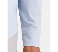 Michael Kors Men's Slim-Fit Dobby Dot Print Dress Shirt