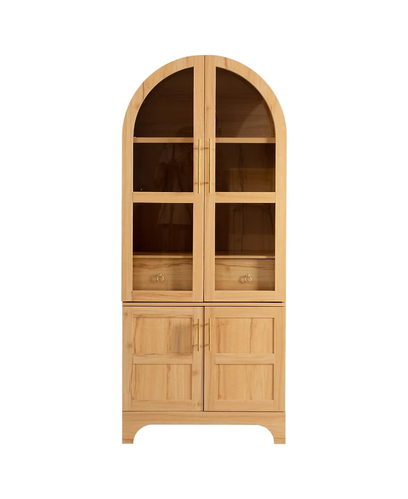 Streamdale Furniture 71" Arched Kitchen Pantry Cabinet