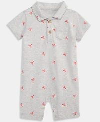 First Impressions Baby Boys' 100% Cotton Romper, Macy's Exclusive