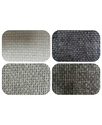 Streamdale Furniture Fashionable modular chenille sofa with iron and wood frame, Black