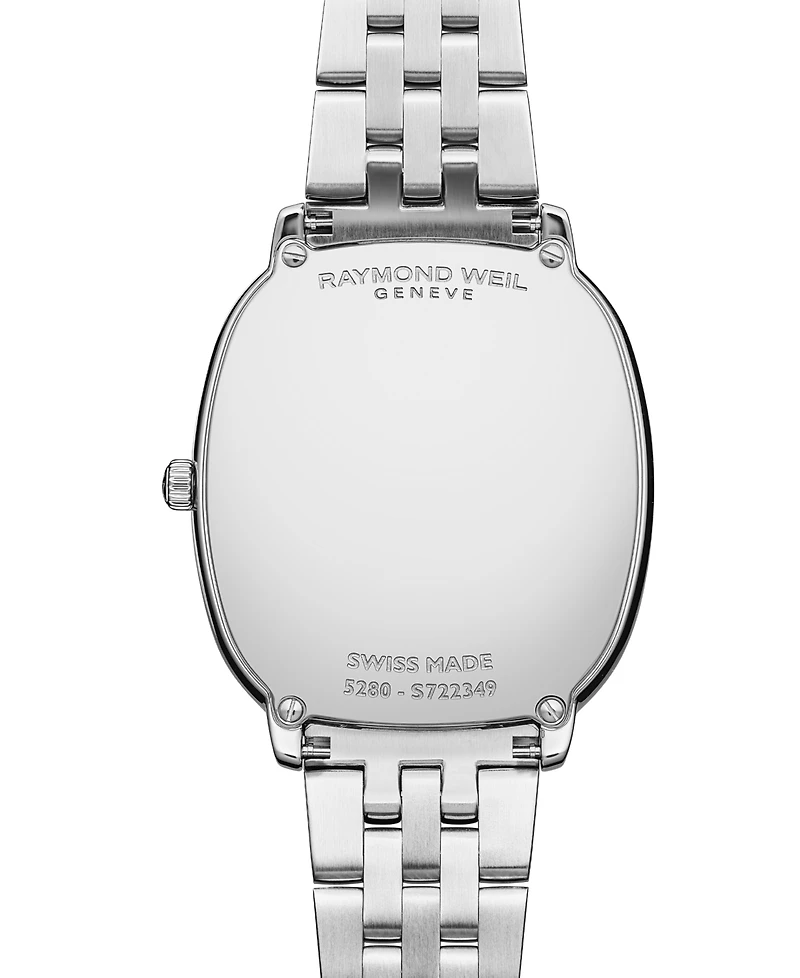 Raymond Weil Men's Toccata Stainless Steel Bracelet Watch, 32x36mm