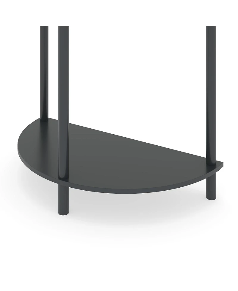 Streamdale Furniture Artisan Wave Demi-Lune Console Table, 2 Drawers, Hallway